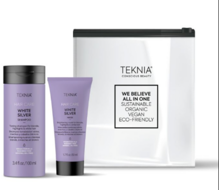 Lakme Teknia Travel Set - White Silver - Lakme