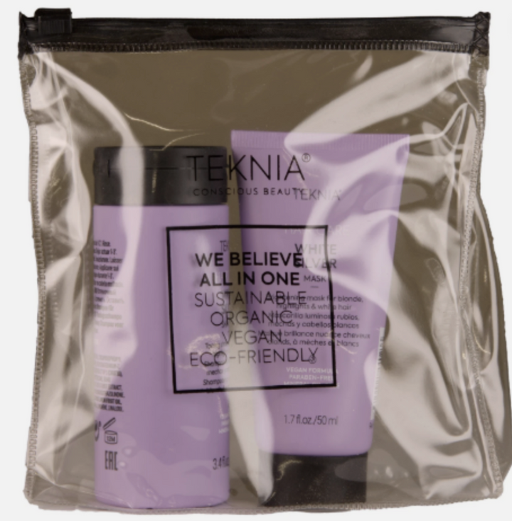 Lakme Teknia Travel Set - White Silver Color Refresh - Lakme