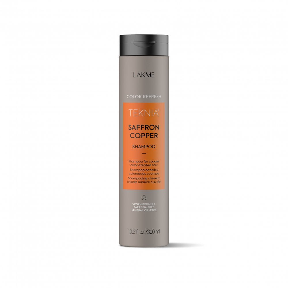 Lakme Teknia Safron Copper Refresh Shampoo 10.2 oz-The Warehouse Salon