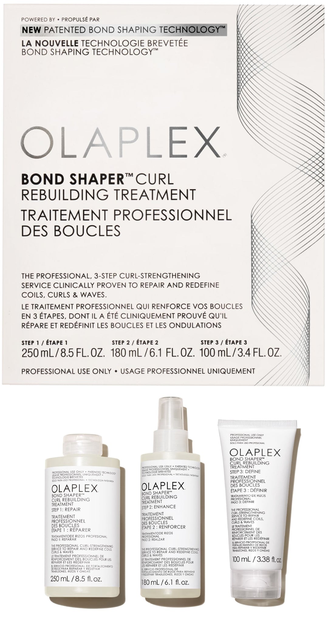Olaplex Curl Rebuilding Treatment Kit by Olaplex - Professional Hair Care
