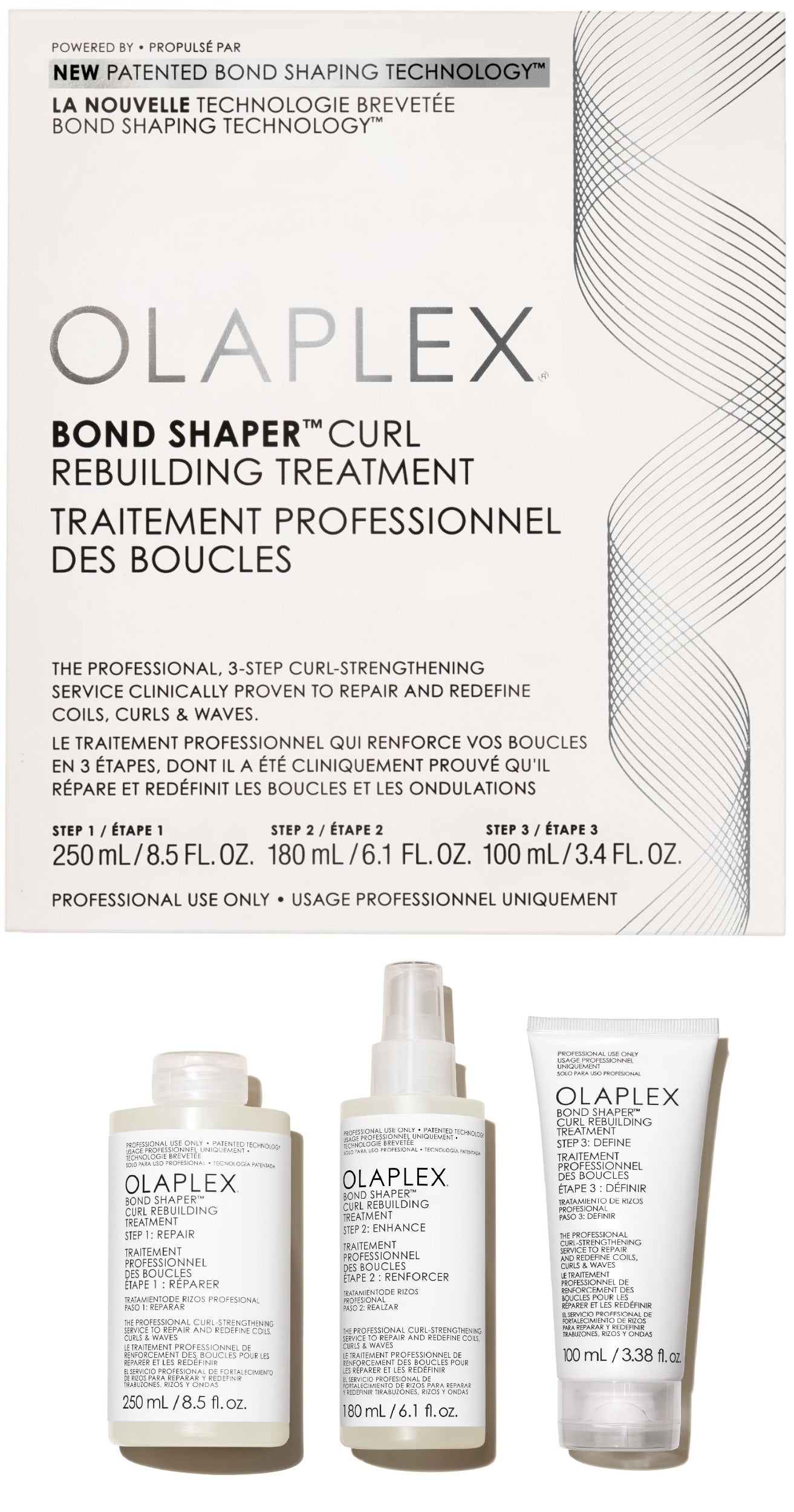 Olaplex Curl Rebuilding Treatment Kit by Olaplex - Professional Hair Care