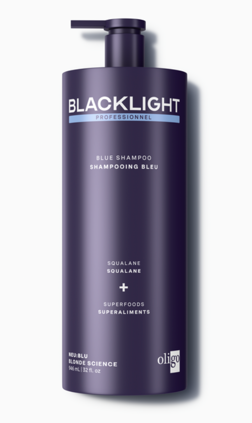 Oligo Blacklight Blonde Science NEU:BLU Shampoo Pro 32oz