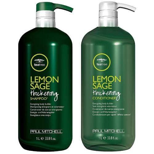 Paul Mitchell Lemon Sage Thickening Shampoo and Conditioner, 33.8oz Duo