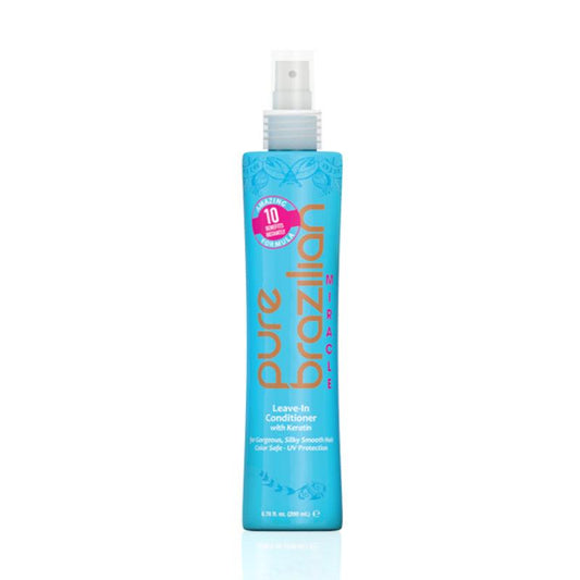 Pure Brazilian Miracle Leave-In with Keratin 6.78oz by Pure Brazilian - Professional Hair Care