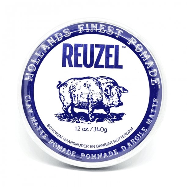 Reuzel Clay Matte Hair Pomade for Men, 12oz-The Warehouse Salon