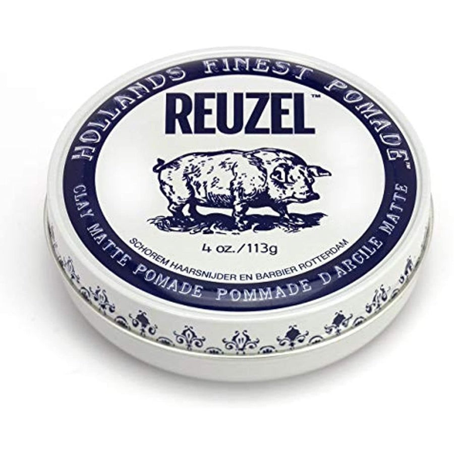 Reuzel Clay Matte Hair Pomade for Men, 4oz-The Warehouse Salon