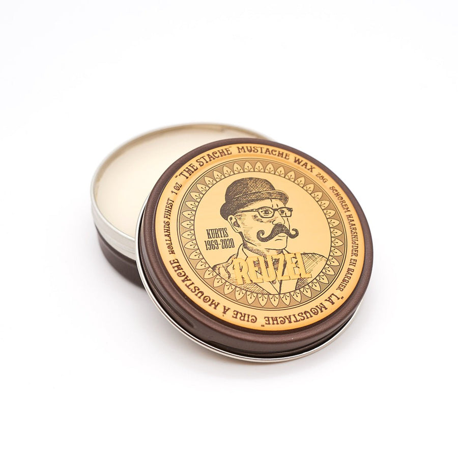 Reuzel "THE STACHE" BOURBON SIDECAR FRAGRANCE MUSTACHE WAX 1oz-The Warehouse Salon