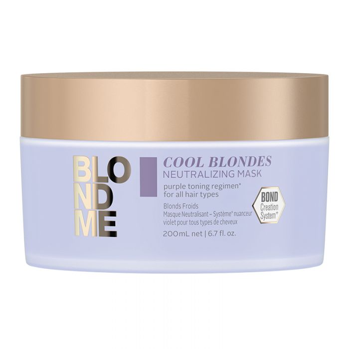 Schwarzkopf BLONDME Cool Blondes Neutralizing Mask 6.7 oz-The Warehouse Salon