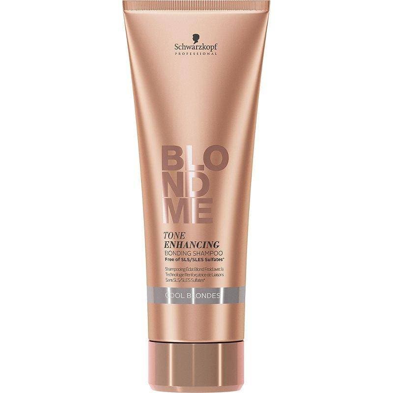 Schwarzkopf BlondMe Cool Blondes Tone Enhancing Bonding Shampoo 8.5 oz-The Warehouse Salon