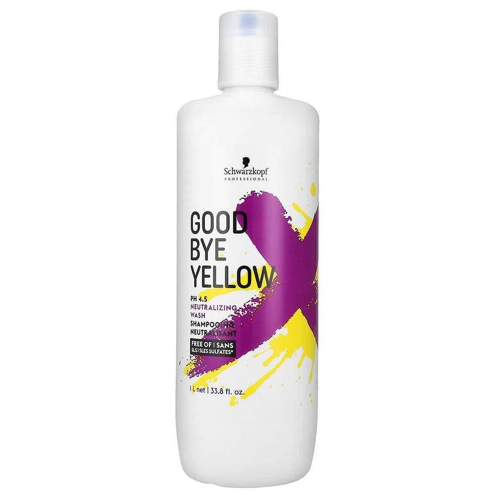 Schwarzkopf Good Bye Yellow Neutralizing Wash 33.8 oz-The Warehouse Salon