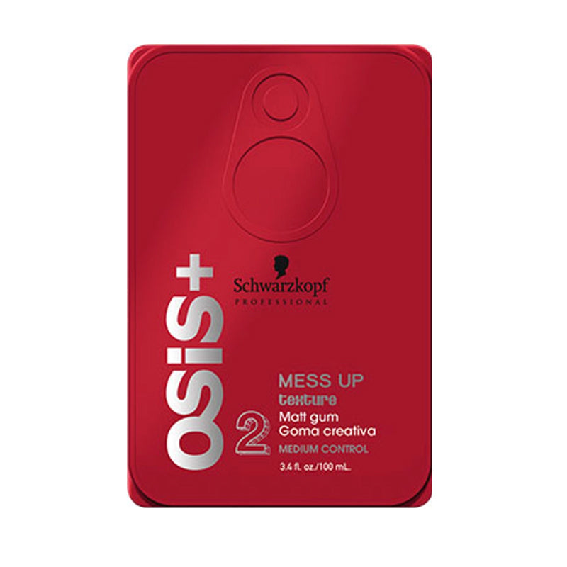 Schwarzkopf OSiS Mess Up Matte Gum Paste, 3.4oz / 100 ml-The Warehouse Salon