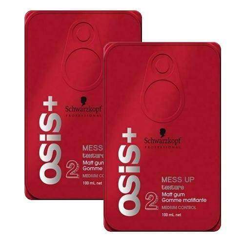 Schwarzkopf OSiS Mess Up Matte Gum Paste, 3.4oz (Pack of 2)-The Warehouse Salon