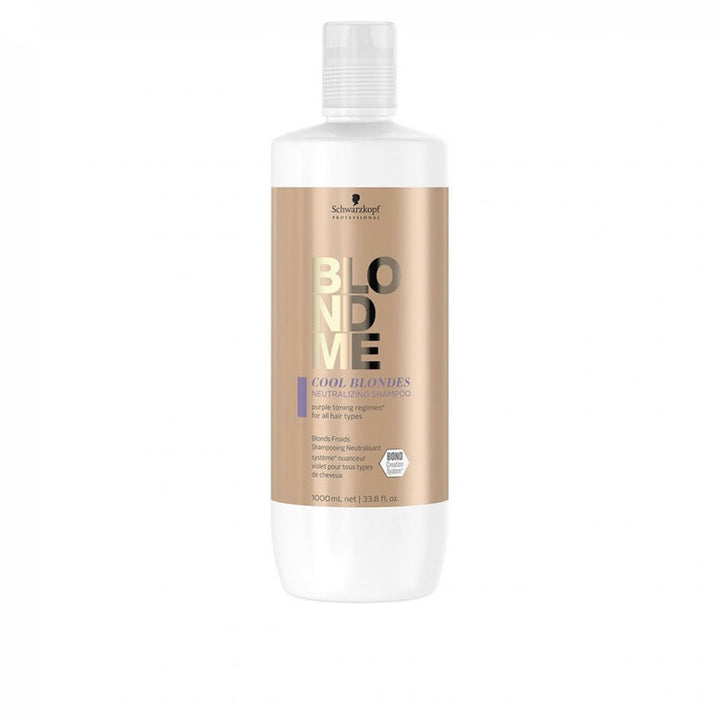 Schwarzkopf Blondme Cool Blondes Neutralizing Shampoo-The Warehouse Salon