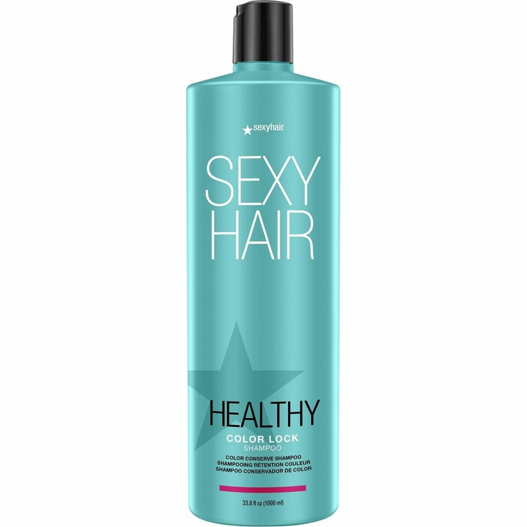 SexyHair Vibrant Color Lock Shampoo, 33.8 Oz-The Warehouse Salon