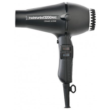 Turbo Power #323 Twin Turbo 3200Max Dryer - Black-The Warehouse Salon