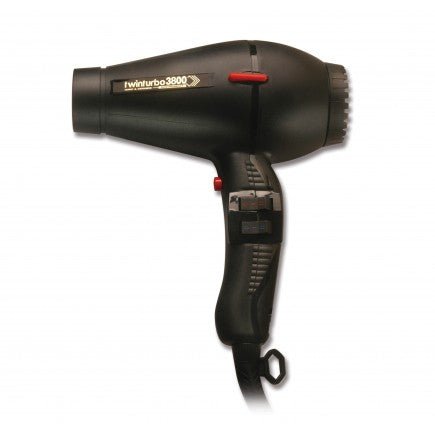 Turbo Power #330 Twin Turbo 3800 Dryer Ionic Ceramic - Black-The Warehouse Salon