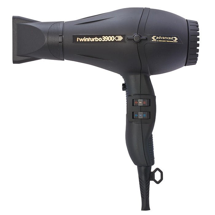 Turbo Power Twin Turbo 3900 Advanced Dryer, Black-The Warehouse Salon