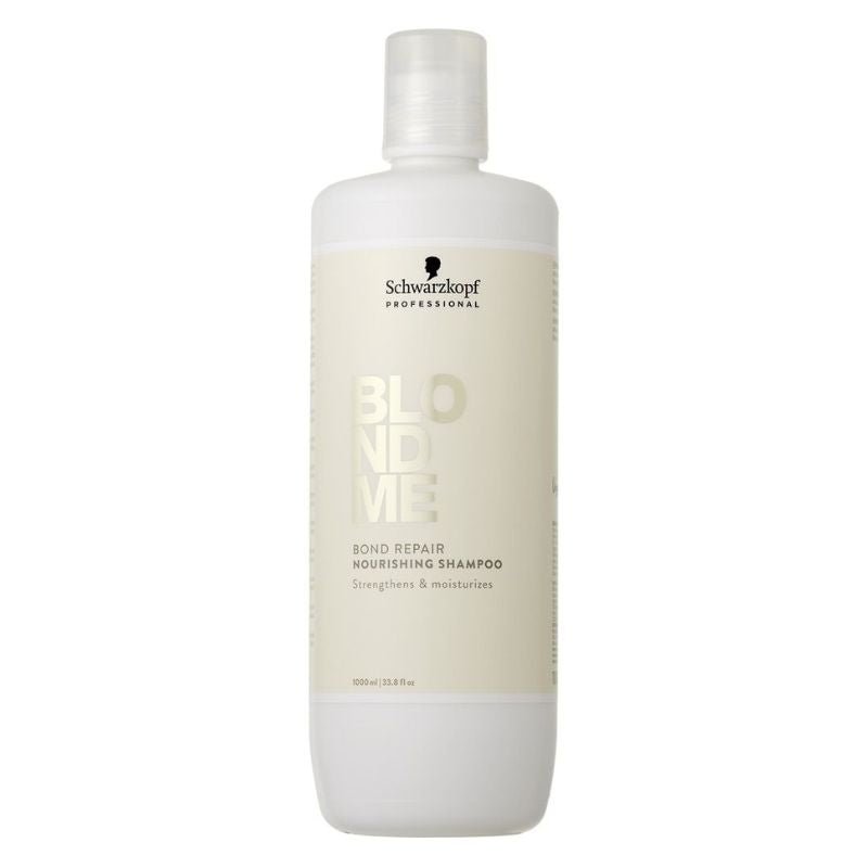 Schwarzkopf BlondMe Bond Repair Nourishing Shampoo 33.8oz by Schwarzkopf - Professional Hair Care