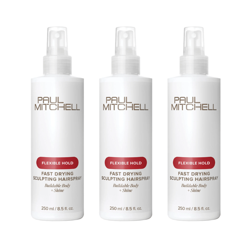 Paul Mitchell Flexible Style Fast Drying Sculpting Hairspray , 8.5oz (Pack of 3)