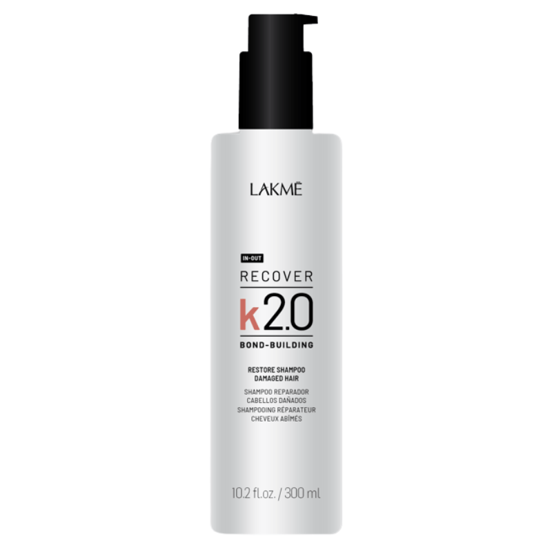 Lakme K 2.0 Restore Shampoo 10.2oz by Lakme - Professional Hair Care