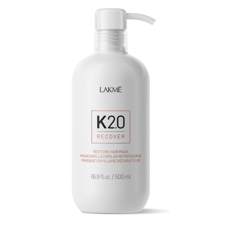 Lakme K 2.0 Recover Restore Hair Mask 16.9oz by Lakme - Professional Hair Care