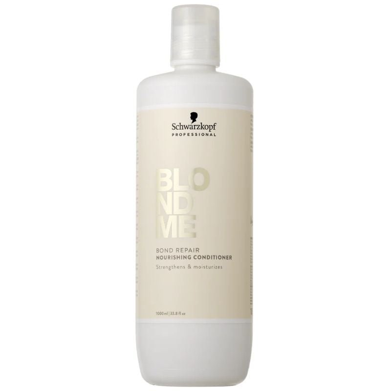 Schwarzkopf Blondme Bond Repair Nourishing Conditioner 33.8oz by Schwarzkopf - Professional Hair Care