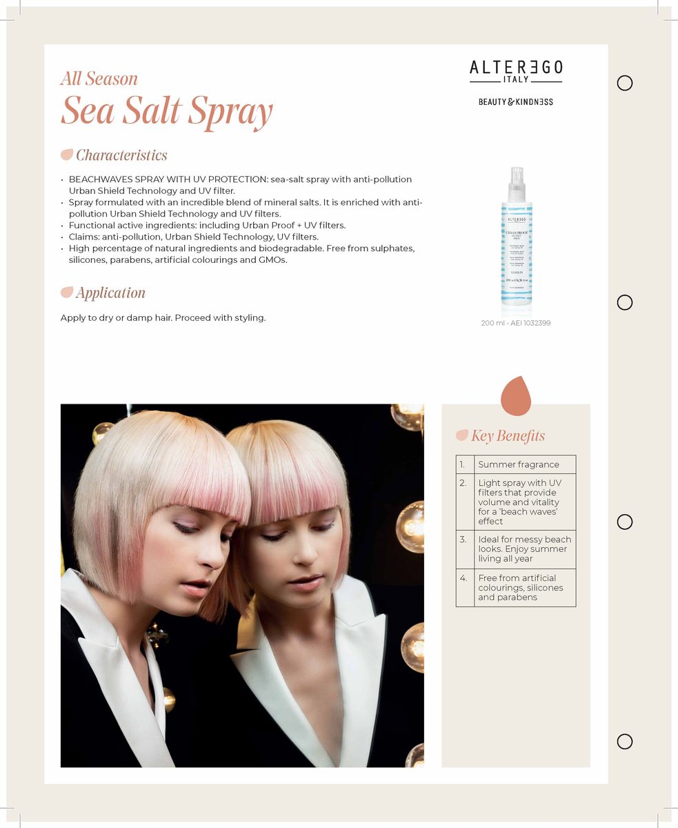 ALTER EGO AE URBAN PROOF SEA SALT SPRAY 6.7OZ - ALTER EGO | The Warehouse Salon