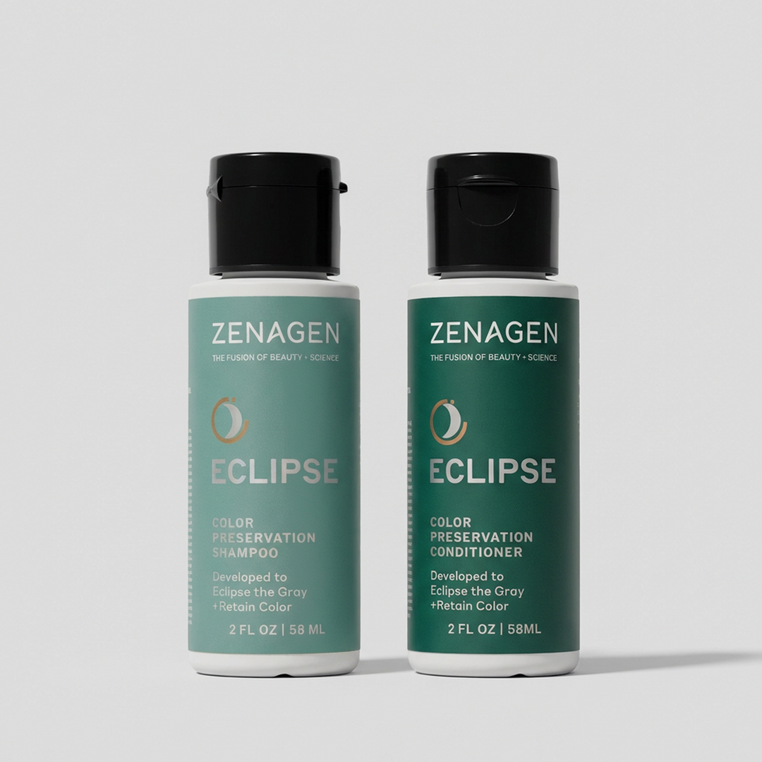 Zenagen Eclipse Anti-Grey Color Preservation Travel Kit, 2 oz shampoo + 2 oz conditioner