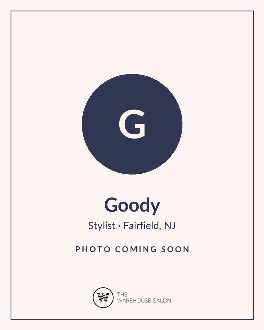 Goody, stylist at The Warehouse Salon in Fairfield, NJ. Photo coming soon.