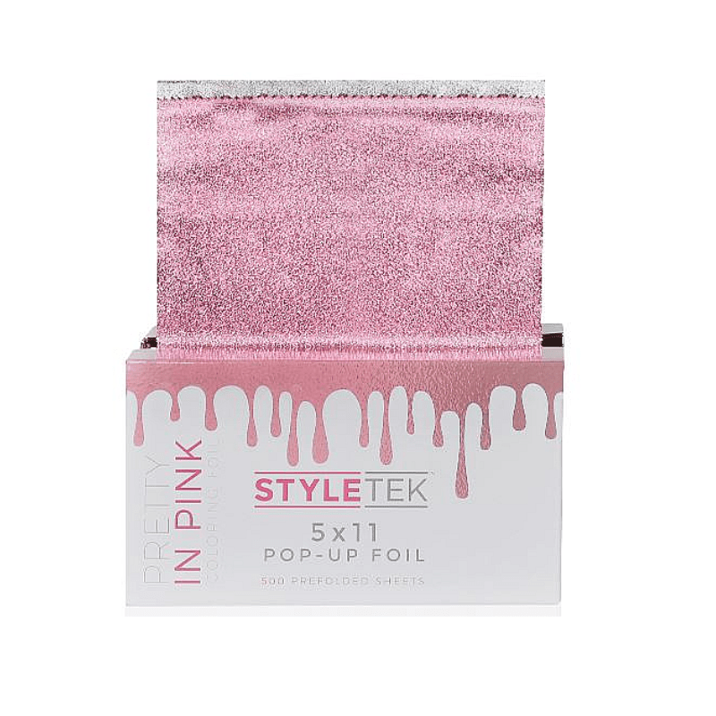 Styletek Pretty In Pink Embossed Pop-Up Foil 500ct 5x11 by Styletek - Professional Hair Accessories