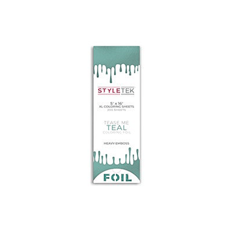 Styletek Tease Me Teal Balayage XL Sheets 200ct 5x16 by Styletek - Professional Hair Accessories