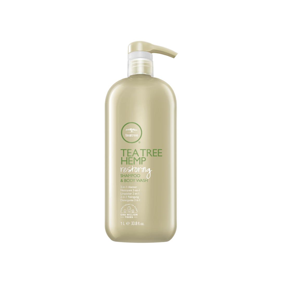 Paul Mitchell tea tree Hemp Restoring Shampoo & Body Wash-The Warehouse Salon