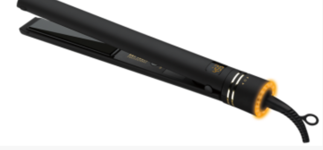 Hot Tools Black Gold Evolve Ionic Flat Iron 1" 