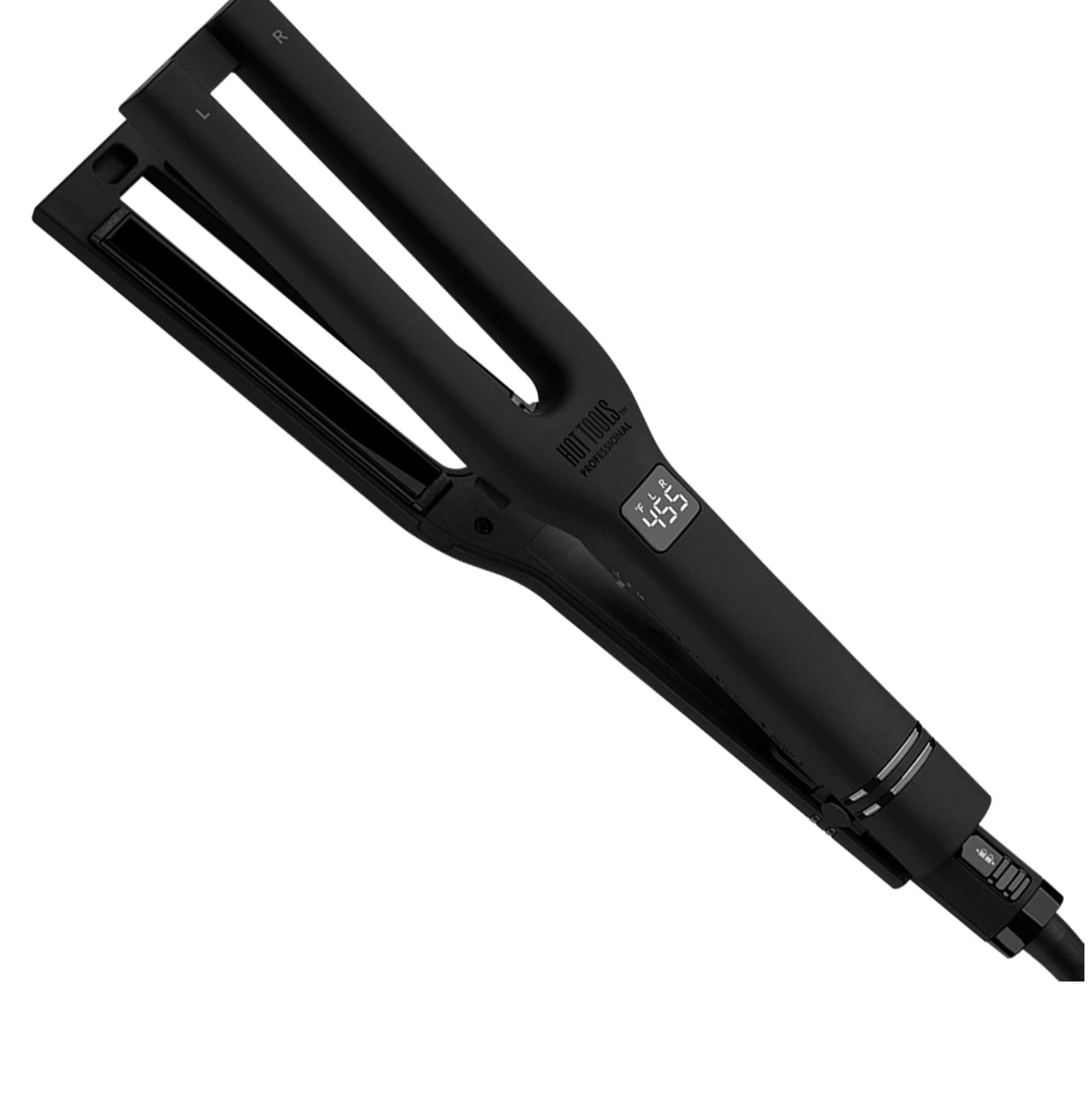 Hot Tools Black &amp; Gold Dual Plate Salon Flat Iron 