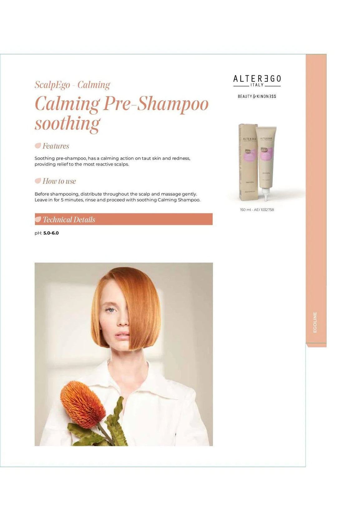 ALTER EGO AE SCALPEGO CALMING TREATMENT PRE- - ALTER EGO | The Warehouse Salon