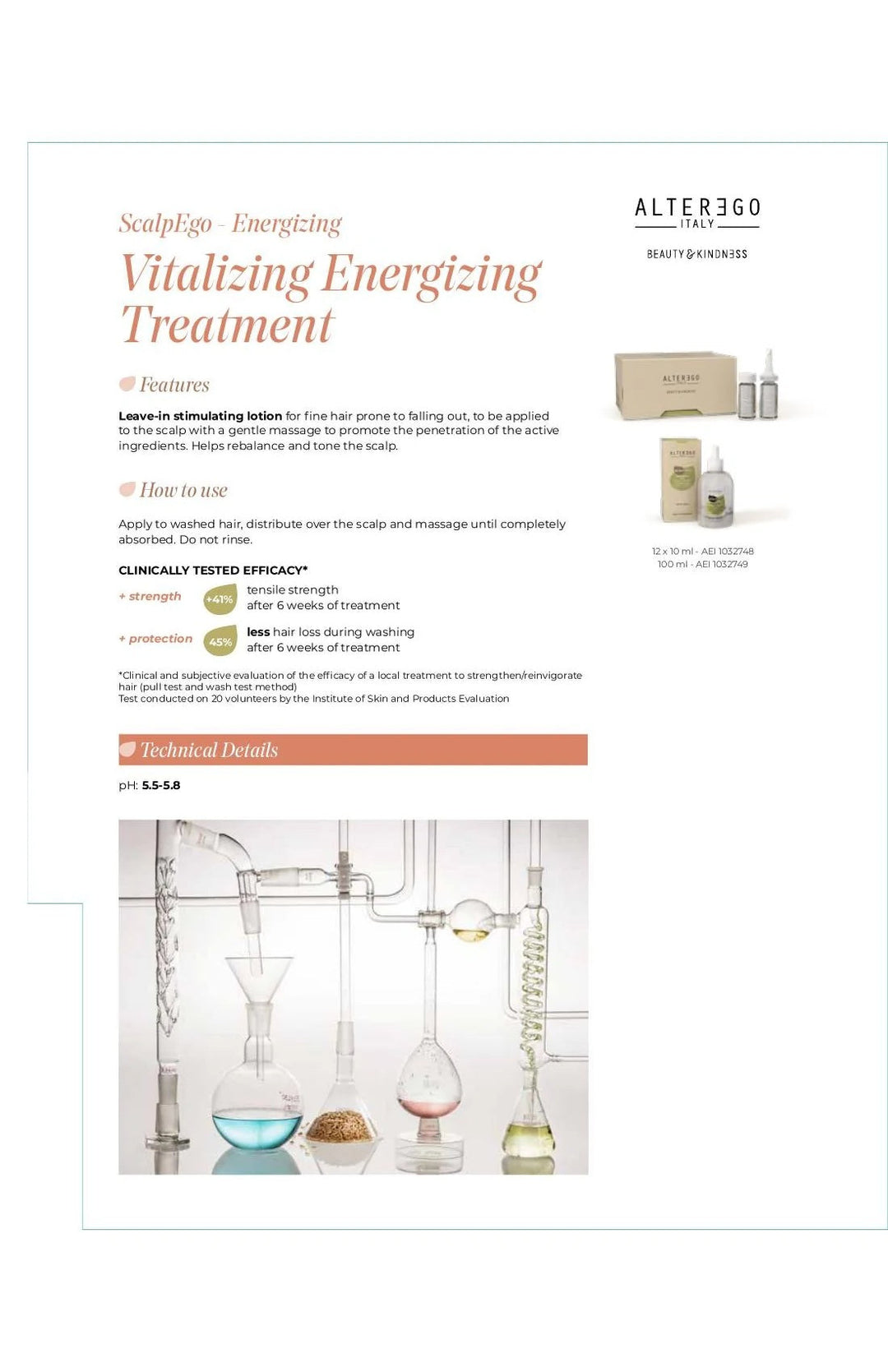 ALTER EGO AE SCALPEGO ENERGIZING INTENSIVE LOTION - ALTER EGO | The Warehouse Salon