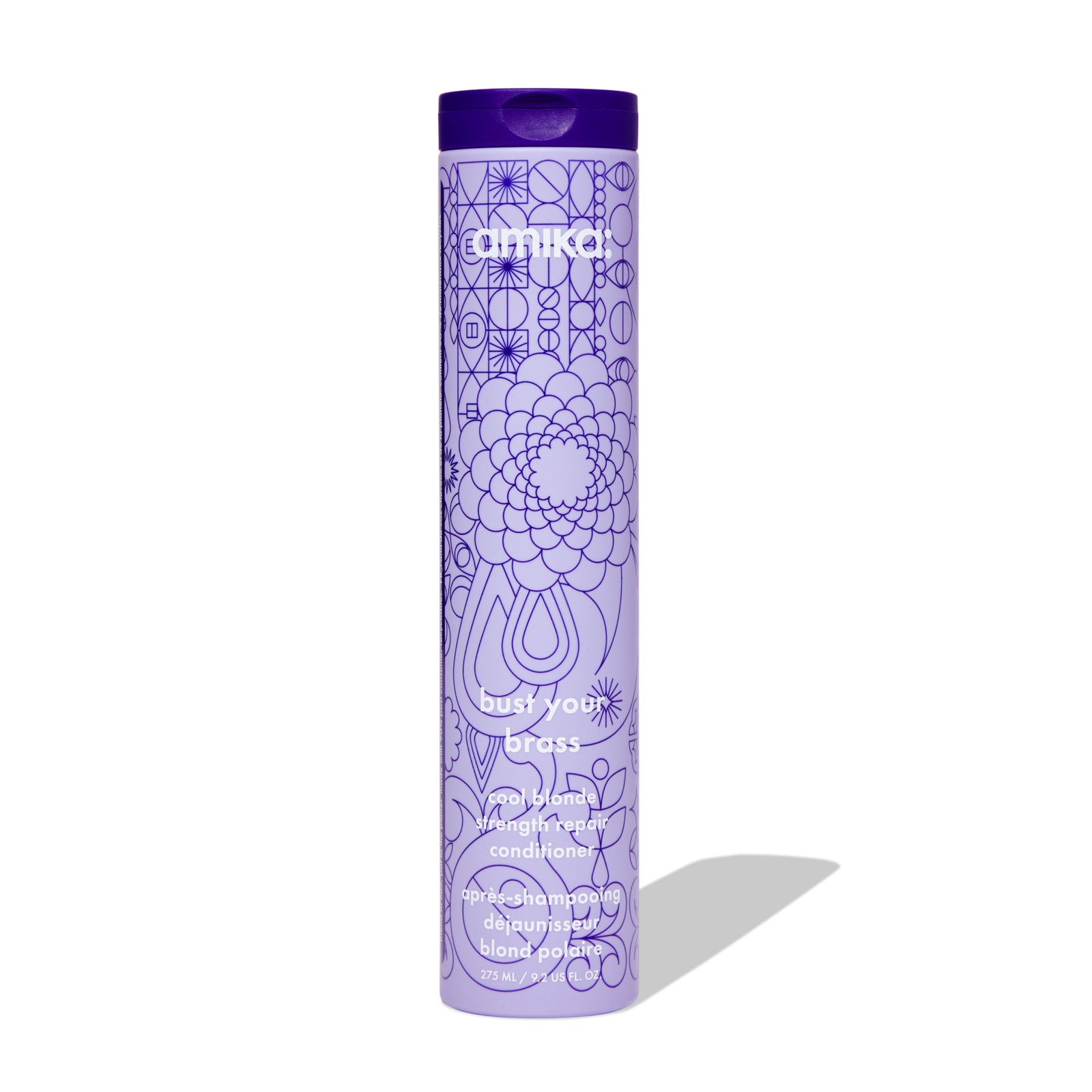 Amika Bust Your Brass Cool Blonde Repair Shampoo 9.3oz - Amika | The Warehouse Salon