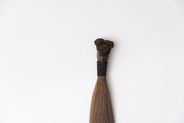 Toasted Caramel: Hand - Tied Wefts - Christian Michael Hair Extensions