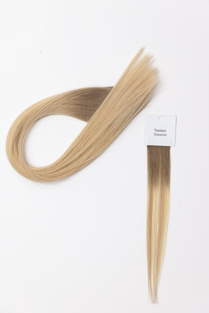 Toasted Coconut Machine Wefts - Christian Michael Hair Extensions
