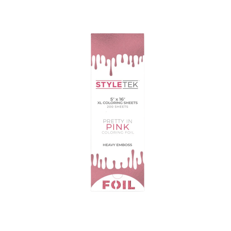 Styletek Pretty In Pink Balayage XL Sheets 200ct 5x16 by Styletek - Professional Hair Accessories